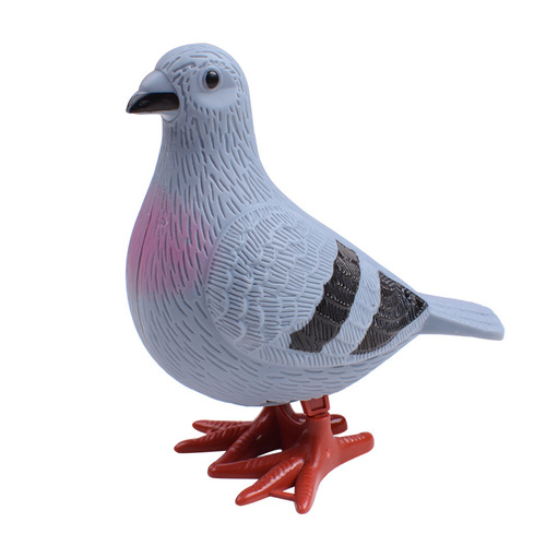 Street stall wholesale internet celebrity wind-up toy jumping pigeon simulation animal cute wind-up jumping baby toy