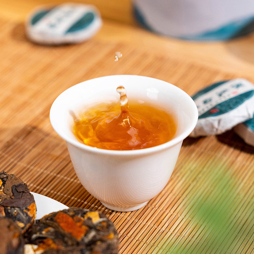 Chenpi White Tea Small Packaging Old White Tea Tea Cake Shoumei Chenpi White Tea Cookies Canned 500g