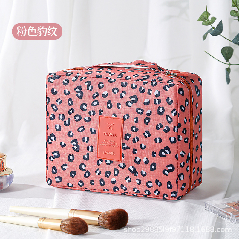 Gran capacidad de segunda generación nueva bolsa de lavado coreana bolsa de maquillaje bolsa de almacenamiento portátil multifuncional bolsa cuadrada bolsa de almacenamiento