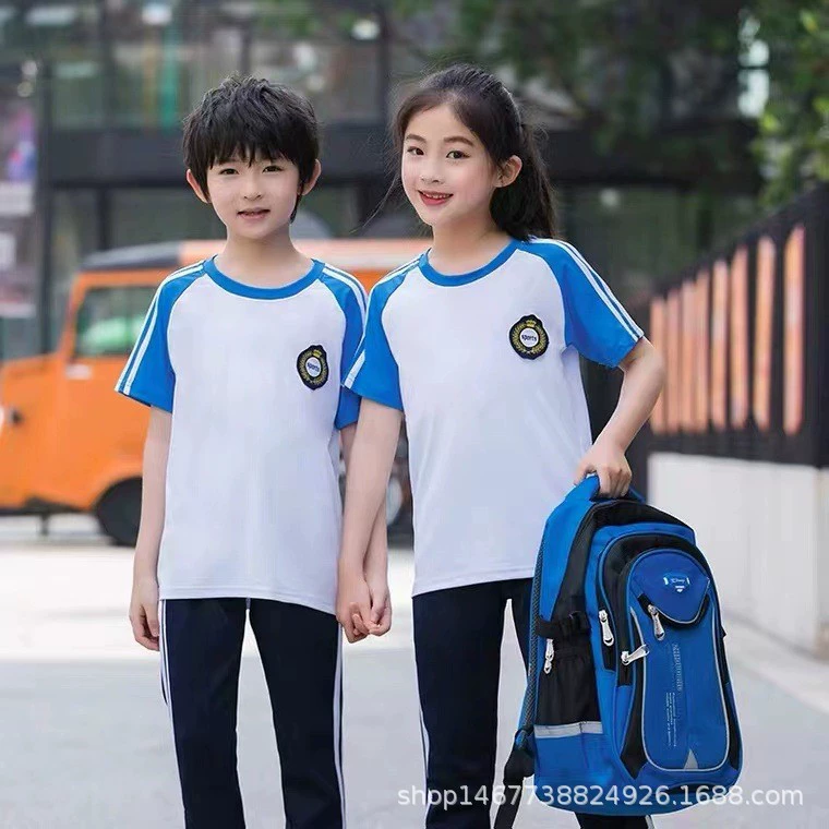 Детский сад летняя классная форма садовая форма летняя Студенческая школьная форма Начальная школа неполная средняя школа спортивный костюм