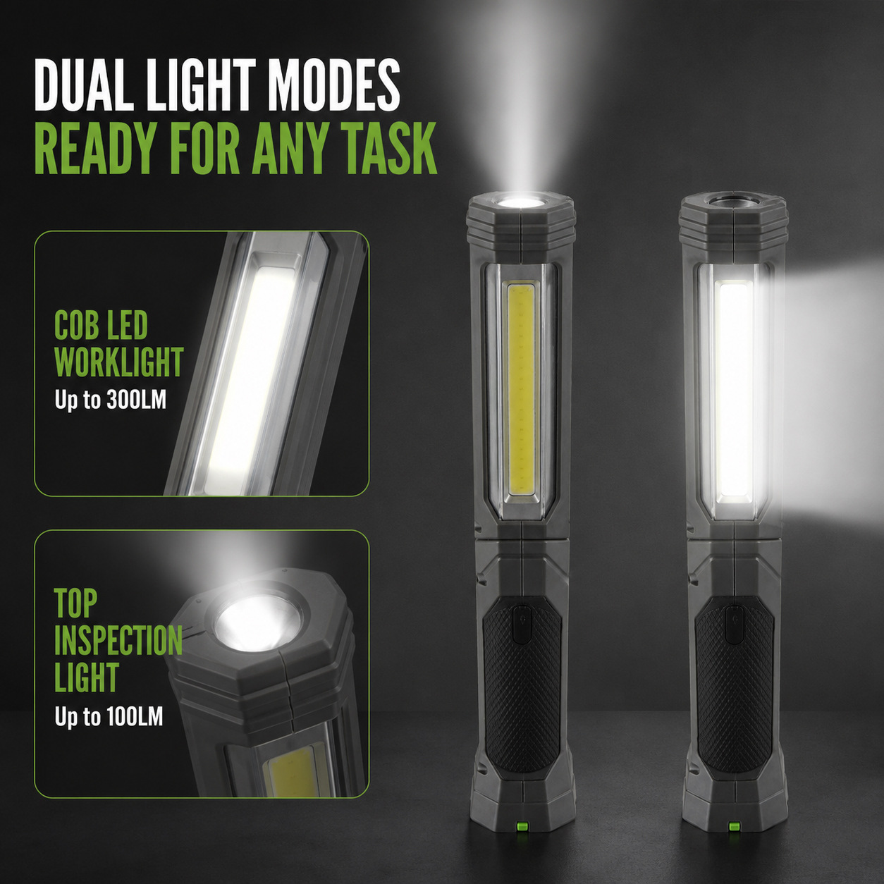 In-Stock 2026 New Model Led Car Repair Light Outdoor Emergency Car Repair Light Rechargeable Magnetic Cob Car Work Light