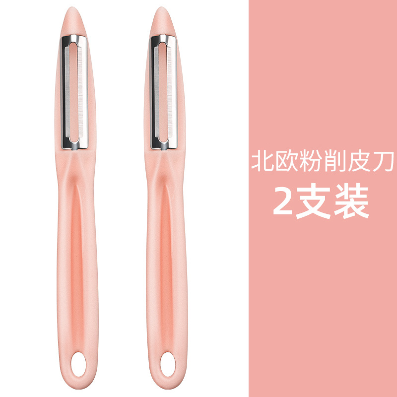 Cocina de acero inoxidable planas de regalo manzana gran cantidad de raspador de papas raspador de peras verduras raspador puede