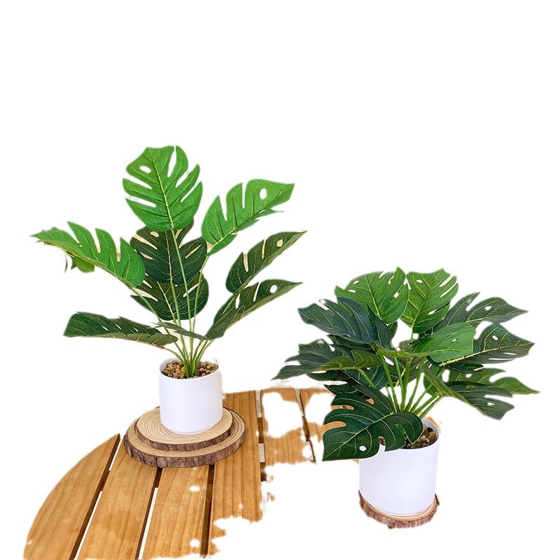 Simulación de plantas verdes bonsai escritorio de flores falsas maceta pequeña tortuga espalda maceta decoración de sala de estar imitación de plantas verdes adornos para el hogar