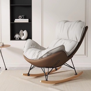 Rocking Chair Recliner Adult Sleeping Balcony Leisure Chair Living Room Household Lazy Sofa Lobster Easy Chair Single Person