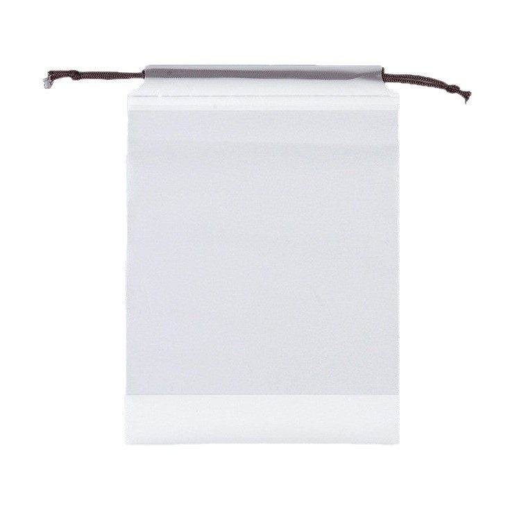 Transparente esmeriado cuerdas de dibujo bolsillos zapatos ropa bolsa Daisy osos polvo viaje PE bolsa personalizada