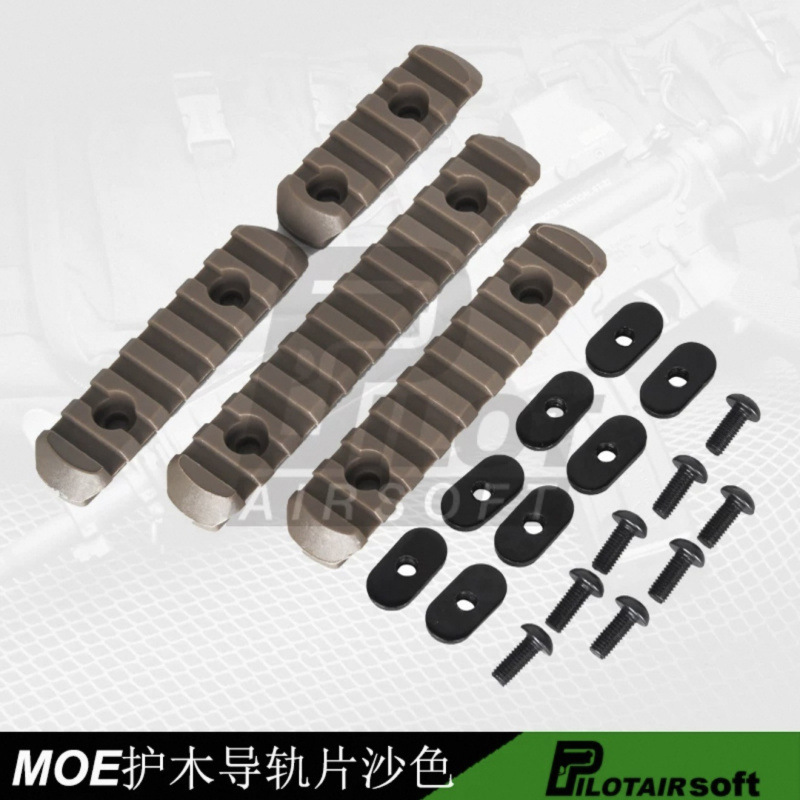 Juguetes para niños MOE Nylon Guardrail AK47 / AK74 serie 7 pulgadas / 12 pulgadas AJ12 KM abertura plana