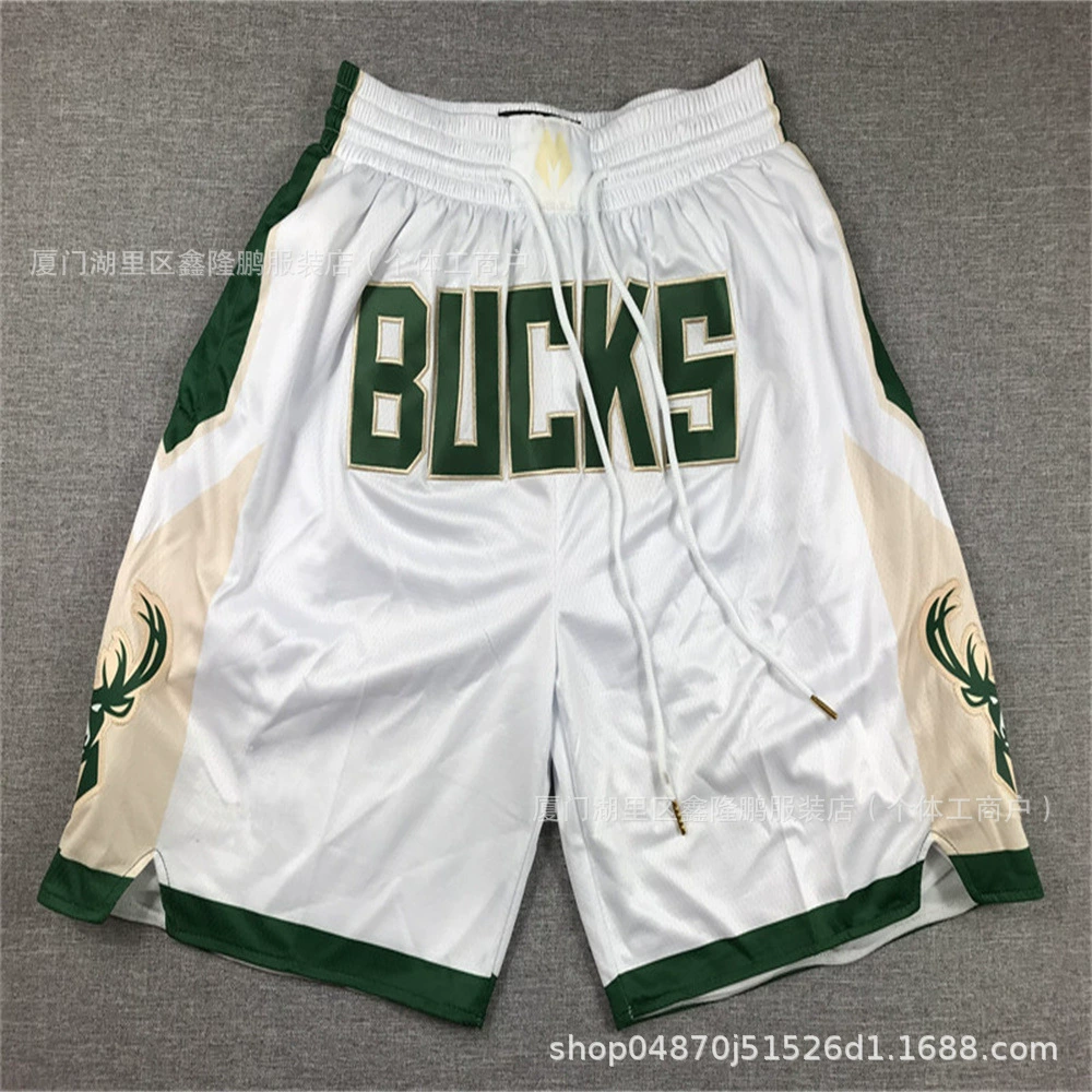 Американские карманные штаны Timberwolves NFL Lakers Clippers Bucks Heat Magic Mavericks Celtics Гортензиевые штаны