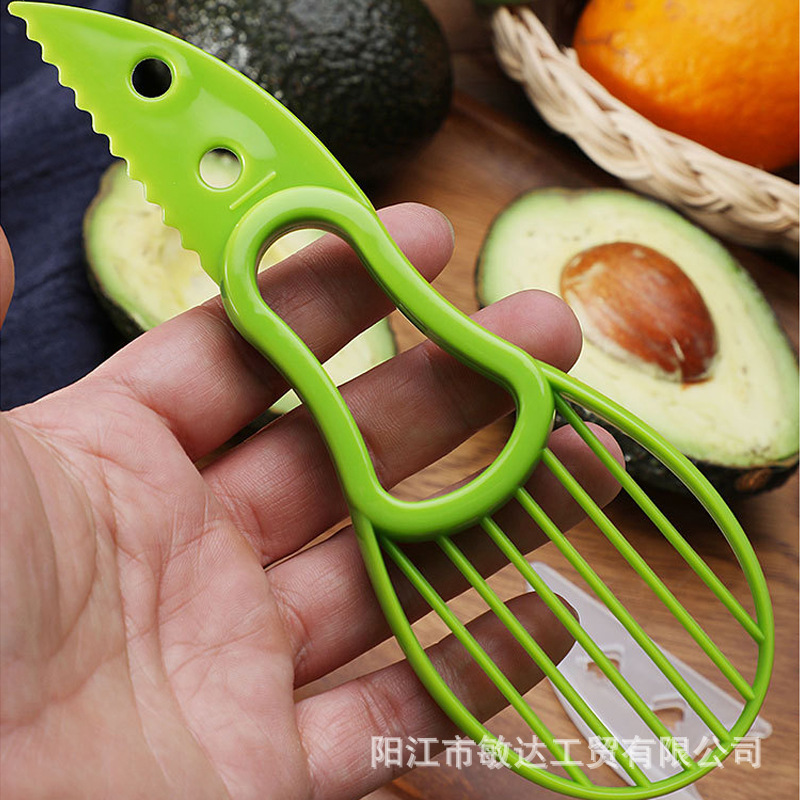 Cortador de aguacate, herramienta especial para fruta, para quitar el hueso, cortar pitaya y pelar.