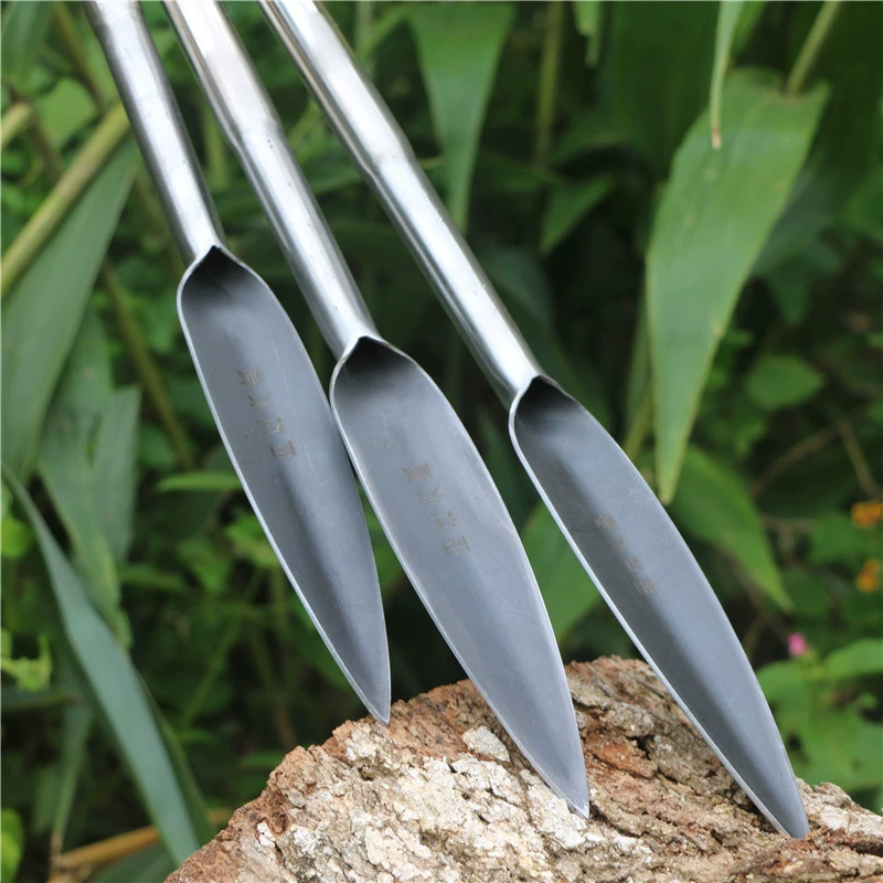 Маленькая лопата из утолщенной марганцевой стали для садоводства на балконе, инструменты для копания почвы, садовые лопаты для выращивания лекарственных трав, лопата для диких овощей, сельскохозяйственное применение.