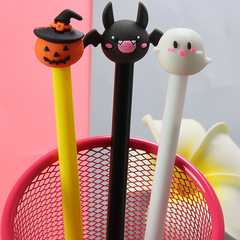 Cartoon gel pen Halloween gift student prizes writing tools water-based pen cute shape signature pen wholesale