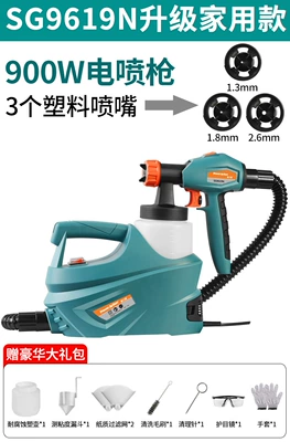 Sheet Metal Spray Repair Latex Paint Spray Gun Spray - sg9619n-original-3-nozzles