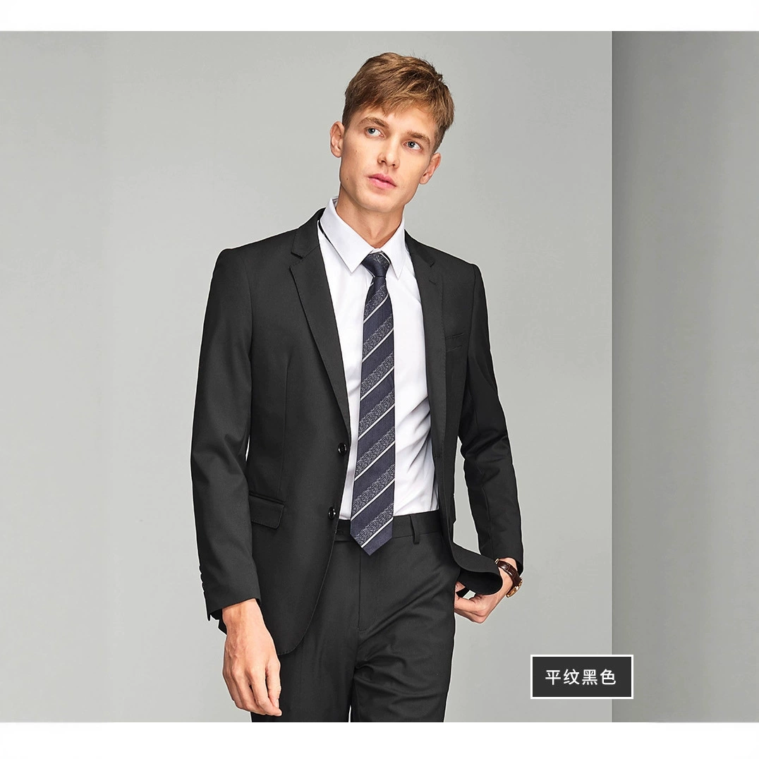 Мужской костюм-пиджак для собеседования, свадебный костюм, деловой костюм slim fit, малый размер, 033
