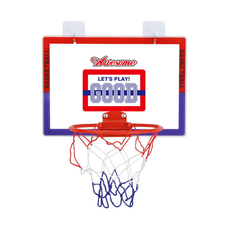 Transfronterizo de acrílico para niños de baloncesto plegable sin punzonado tablero transparente colgante canasta deportiva juguete de tiro