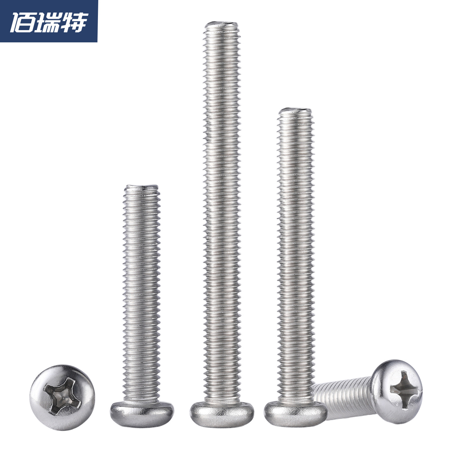 304 acero inoxidable tornillo de cabeza de cruz tornillo de diente tornillo de cabeza de disco tornillo de interruptor de toma tornillo pequeño M2M3M4M5