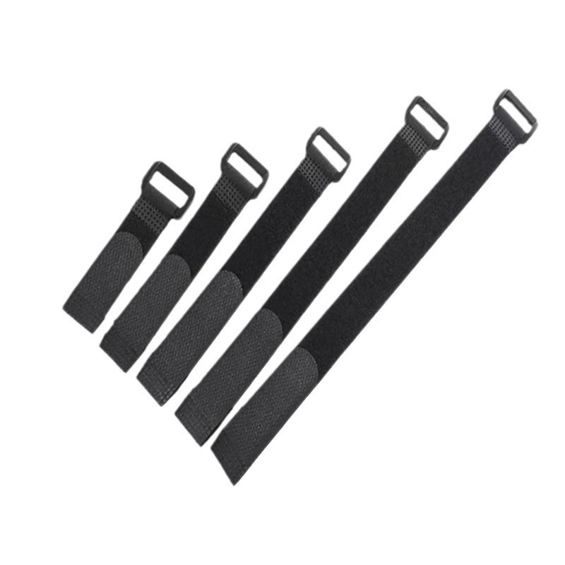 厂家直销反扣魔术贴绑带扎带黑色尼龙多种规格魔术贴扎带捆绑带