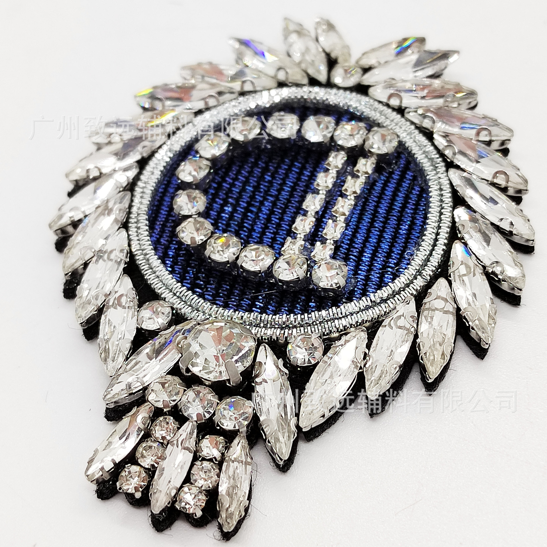 Insignias de alta gama transfronterizas, joyería artesanal con cuentas, parches de tela con pedrería, decoraciones para ropa, zapatos y sombreros, accesorios DIY. image 5