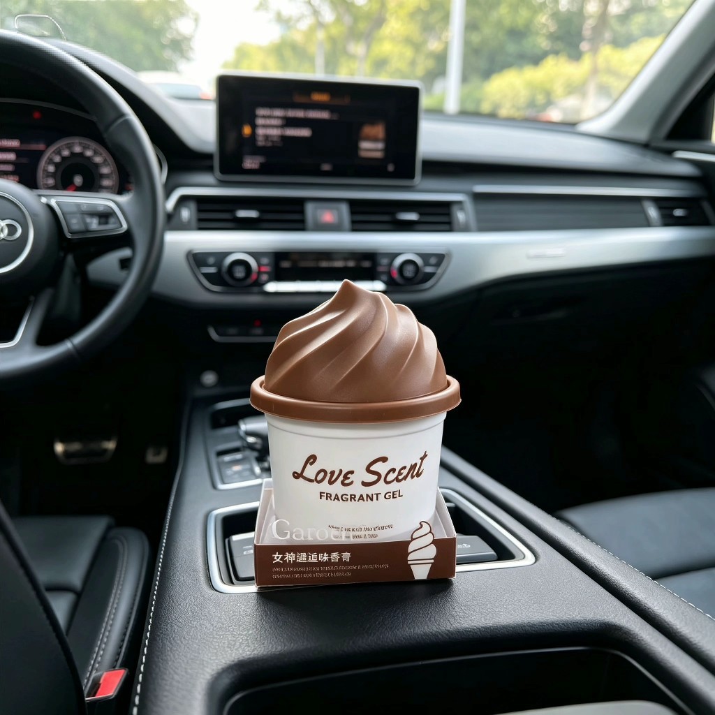New Creative McFlurry Ice Cream Cup Series Fragrance Car Air Freshener Bedroom Air Freshener Long-lasting Odor Eliminator