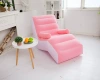 Pink-S-shaped armrest sofa (2.9kg)