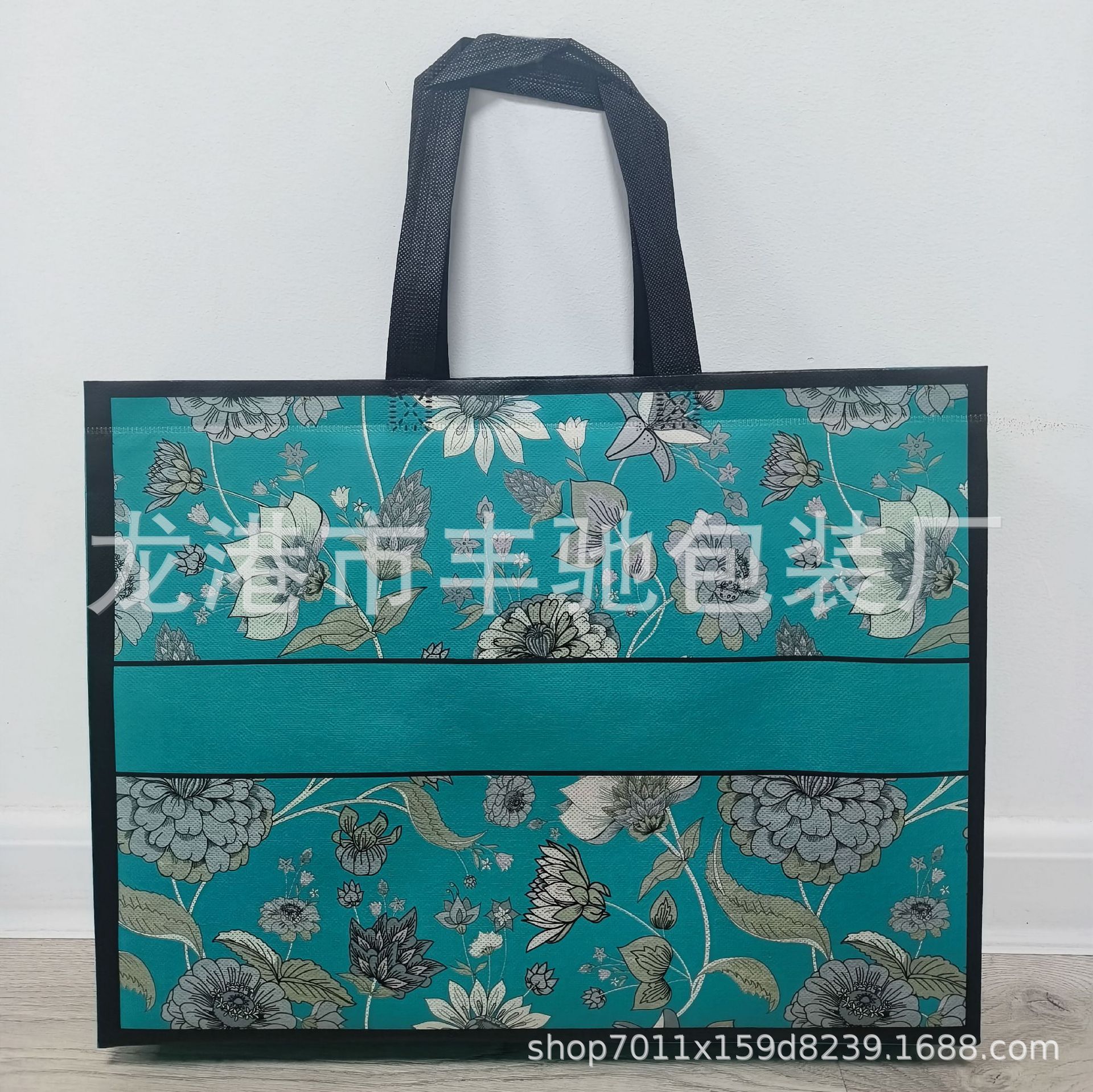 Tienda de ropa para mujeres a medida, centro comercial, tienda de ropa, bolsa de mano de compras, prensa en caliente, publicidad, bolsa no tejida laminada, personalización