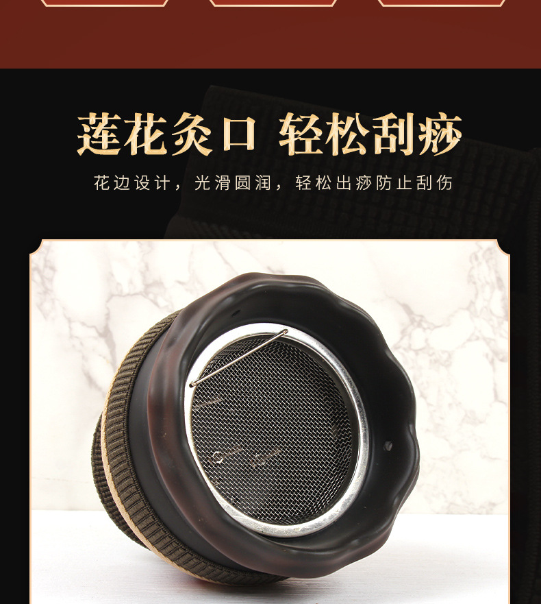 Handheld Fire Dragon Mug for Moxibustion and Gua Sha, Double-Layer Insulated Warm Compress Tool detail image 15