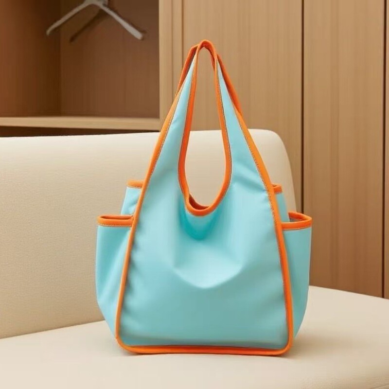 クラウドショッピングバッグ巾着食料品バッグファッションショルダーバッグハンドバッグ旅行収納スーパーマーケットショッピングバッグ印刷可能|undefined