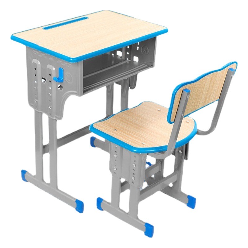 Single and Double Desks and Chairs for Schools and Home Use, Adjustable Study Desks and Chair Sets, Children's Study Desks Wholesale