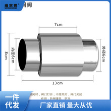 批发直径60mm不锈钢排烟管6公分燃气热水器排气管6cm通风管整箱采