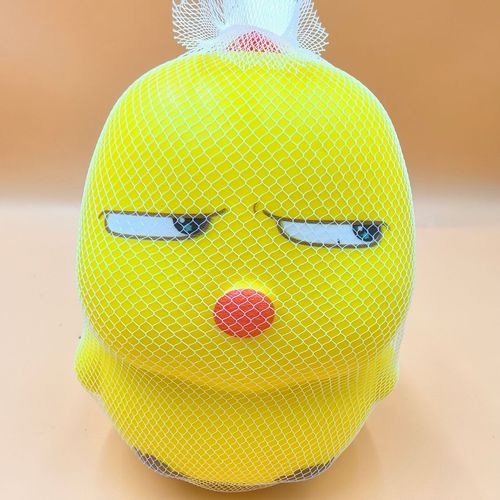 Slanted eye sockets are slower to rebound than chicken pinching music, little yellow chicken decompression toy, vent artifact, office stall