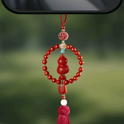 Xiangyun Cinnabar Gourd Car: Car hanging