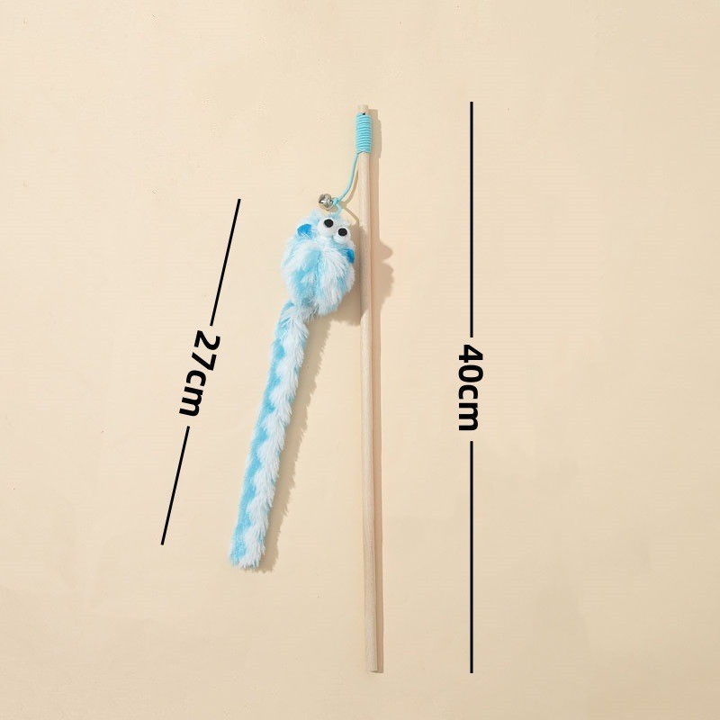 Resumen 58 gato borla divertido gato palo plástico varilla gato alivio juguetes interactivos tapados Amazon divertido gato palo al por mayor