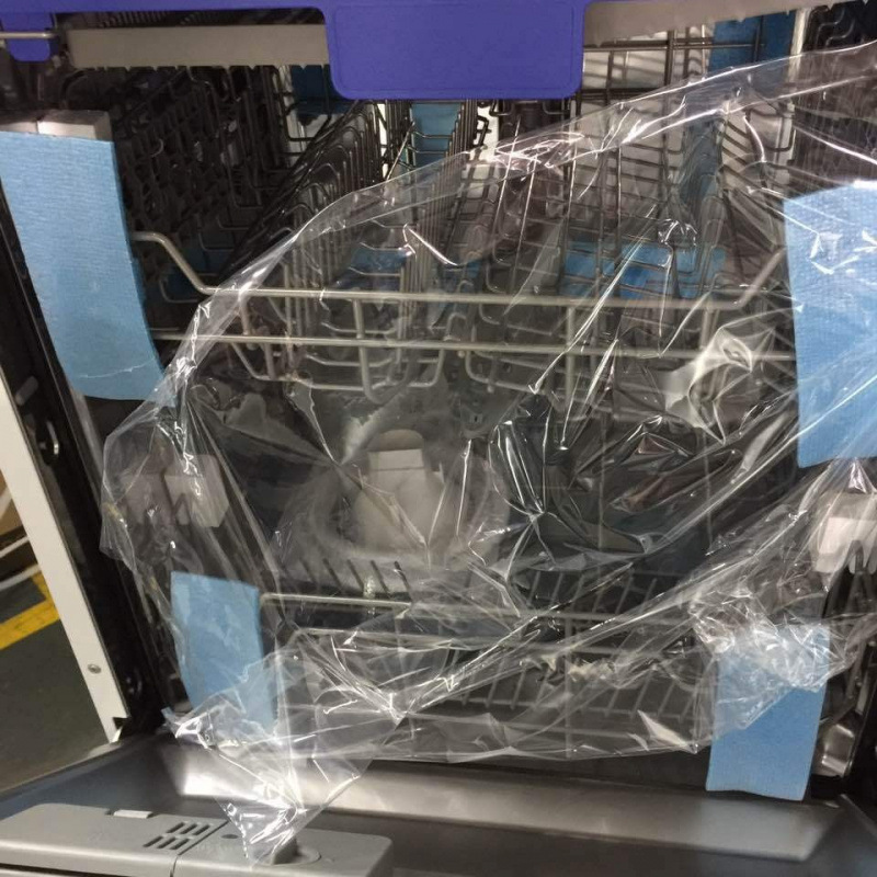 Household automatic fully embedded dishwasher disinfection cabinet with safety water inlet pipe 14 sets of internal 3-layer structure