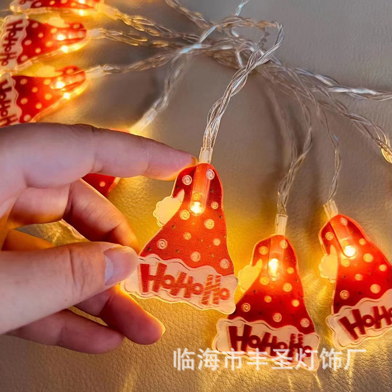 Sombrero de Navidad pintado