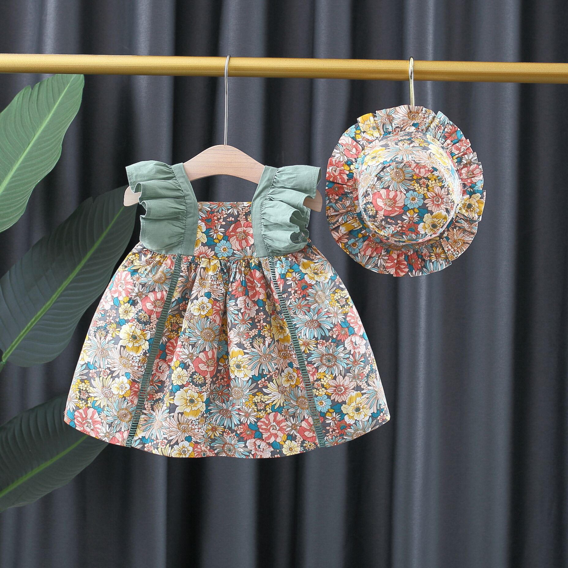 Children's Skirt Summer Dress Baby Girl 3 New Sling 1-year-old Princess Dress Summer Dress Girl's Dress Stylist Hair