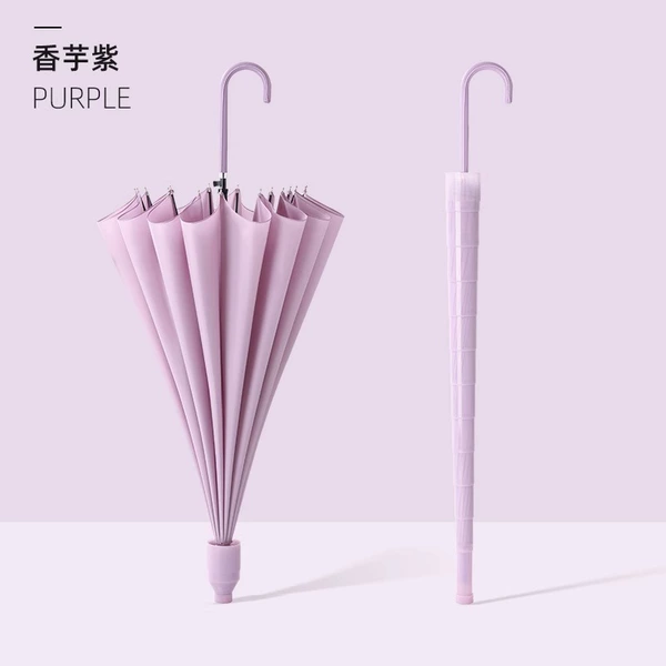 [Color matching waterproof set] 16 bone-taro purple-citrus handle-color matching handle