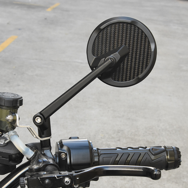 Suitable for No. 9 calf u2/u + B 009 UBE electric car motorcycle modified carbon fiber rearview mirror reflector