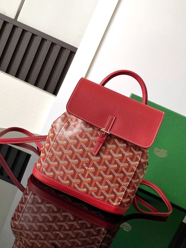 チャンネル商品 ゴヤール ミニランドセル ゴヤールバッグ アルピン スモールバックパック ドッグトゥース トートバッグ フリップバックパック|undefined