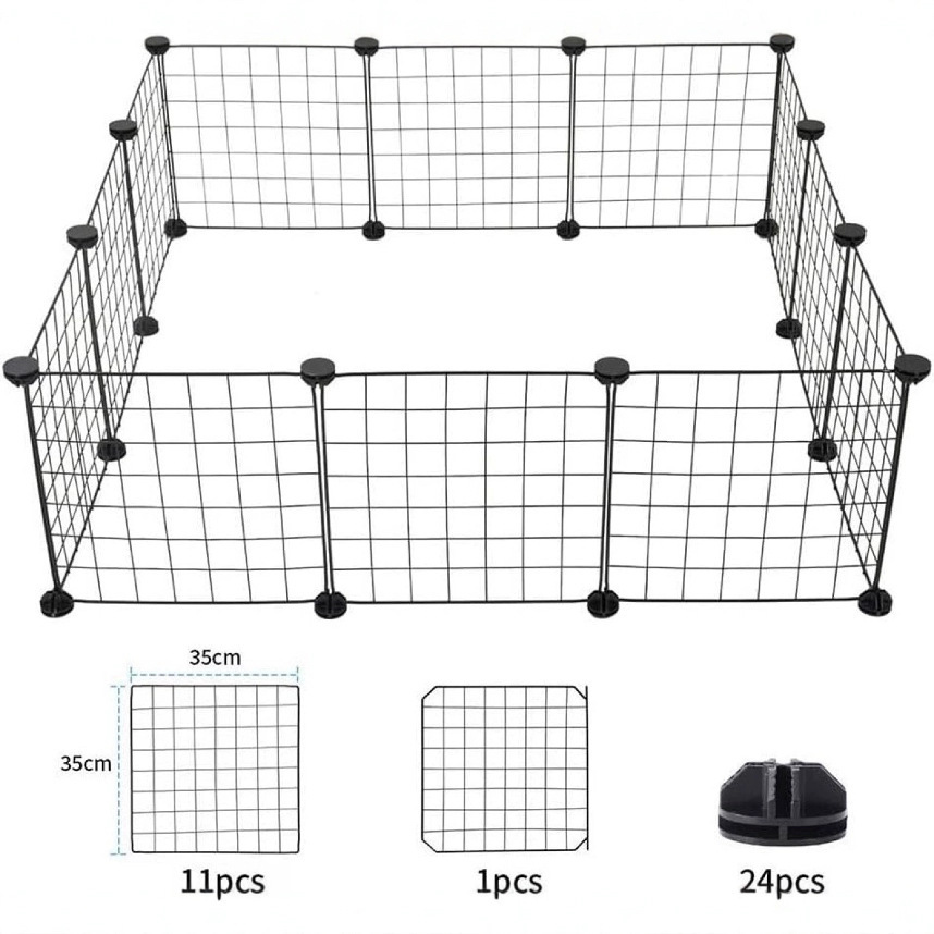 俄罗斯小型室内家用狗窝宠物栅栏宠物围栏便携式兔子龙猫刺猬