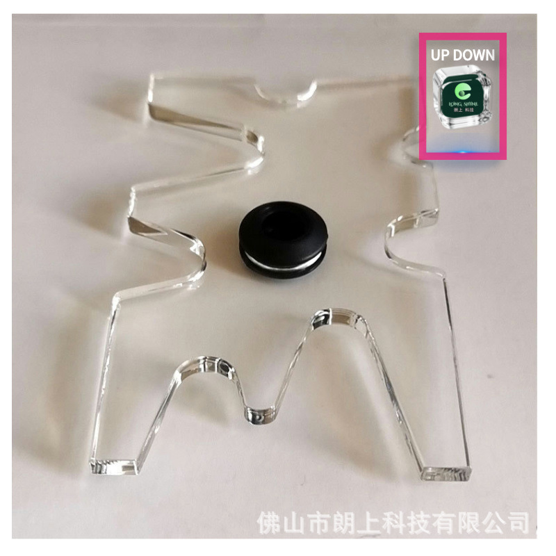 亚克力透明九球杆架杆头135MM升级版架杆器桌球台球用品鹿角架