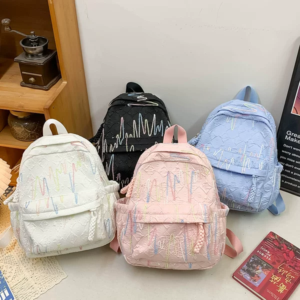 Backpack for Female Primary School Students, Mini School Bag, Ins Cute Kindergarten Toddler Girl Travel Backpack, Lulu Backpack
