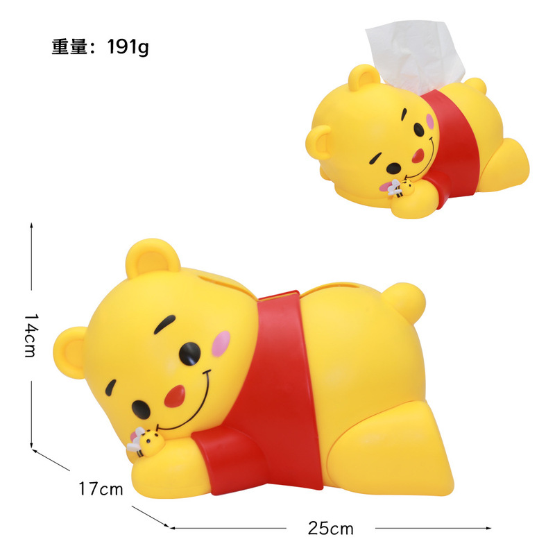ins爱噗噗抽纸巾盒房间装饰品可爱创意客厅茶几桌面摆件纸巾盒|undefined