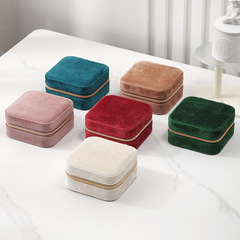 亞馬遜收納盒便攜式飾品首飾盒出門多用途戒指耳釘耳環項鍊盒跨境