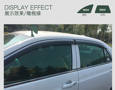 Automotive Film — film, glass insulation film - suitable-for-cars-side-rear-window-4-side-windows-pre-cut-medium-thermal-insulation-olive-green-medium-privacy
