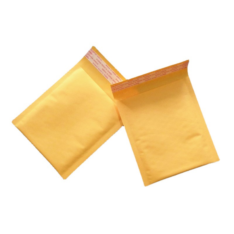 泡沫袋 140*160+40手机壳包装 气泡信封 黄色 牛皮纸气泡袋每箱75