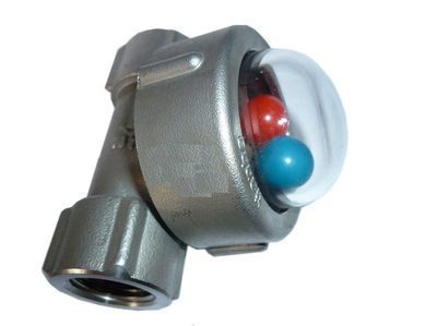 不锈钢半球式流量视镜不锈钢浮球监流器  不锈钢直通视镜DN15 4分