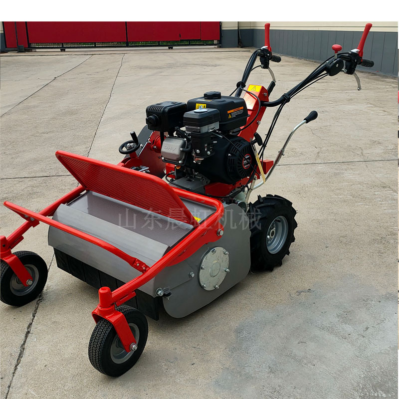 手推式汽油碎草机 荒地杂草打草机 果园小型除草机