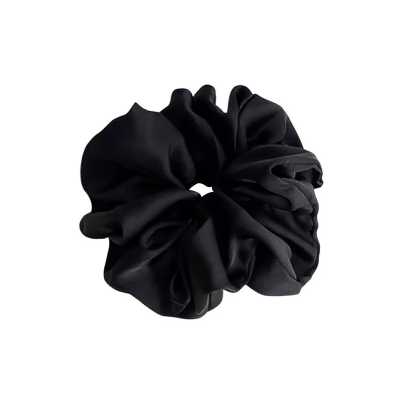 Simple satén super grande cerdo anillo de cabello intestino grueso sensación de alta calidad anillo de cabello grasa de estilo coreano super inmortal decoración de cabello cuerda de cabello