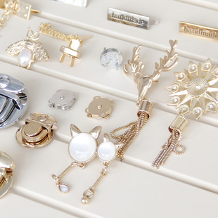 Bag Accessories Metal Accessories Bag Accessories Fawn Tassel Sunflower Golden Deer Head Bee Metal Card Flash Diamond
