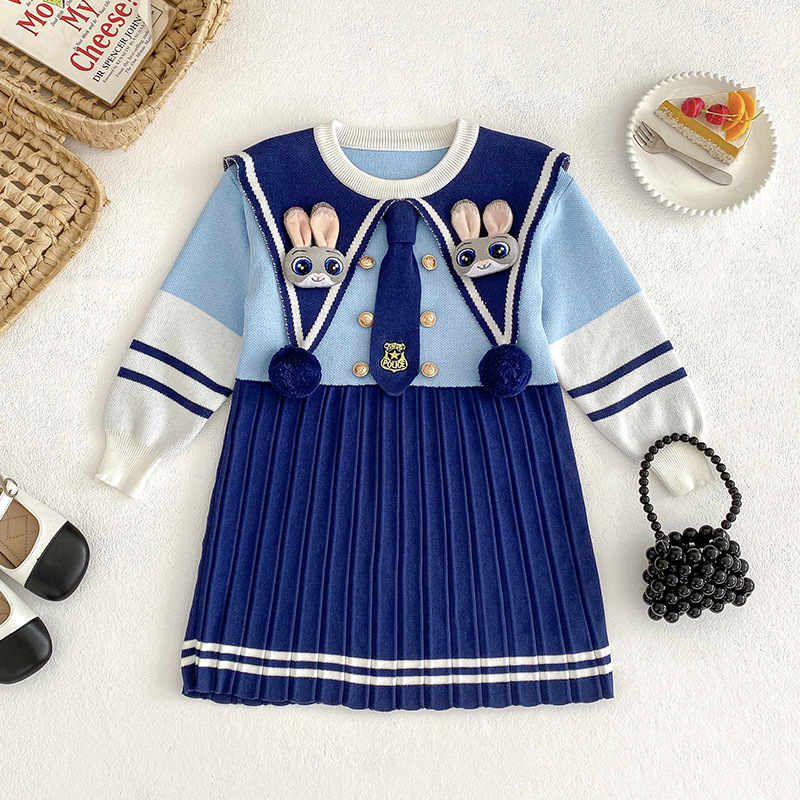 Children's knitted dress
