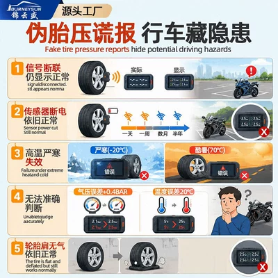 motorcycle tire pressure monitor, waterproof: Tire pressure monitoring system