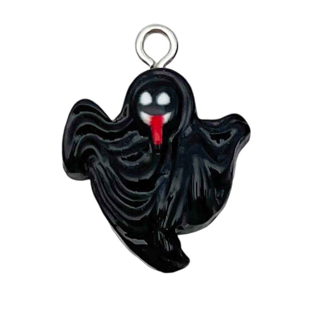 Nuevos accesorios de resina calabaza Halloween esqueleto fantasma fiesta DIY joyería pequeña decoración colgante